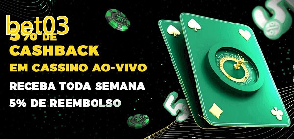 Promoções do cassino ao Vivo bet03